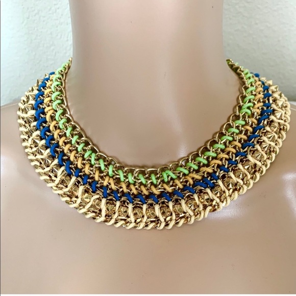 NEW BCBGMAXAZRIA Goldtone Rope The ROXIE NECKLACE - Picture 2 of 7